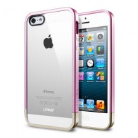 Чехол для Iphone 5/5S Spigen sgp Case Linear Metal Crystal (Pink)