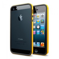 Чехол для Iphone 5/5S Spigen sgp Case Neo Hybrid EX Vivid (Reventon yellow)