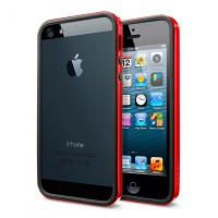 Чехол для Iphone 5/5S Spigen sgp Case Neo Hybrid EX Vivid (Dante red)